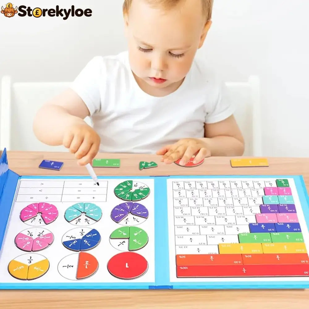 🧠Magnet Montessori Fraction Puzzle✨