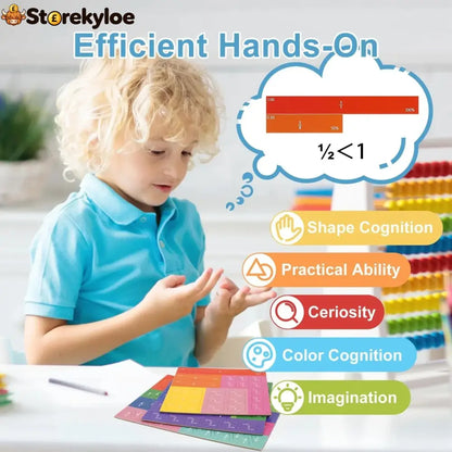 🧠Magnet Montessori Fraction Puzzle✨