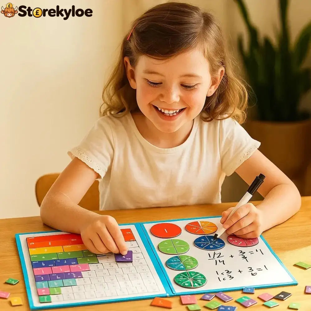 🧠Magnet Montessori Fraction Puzzle✨