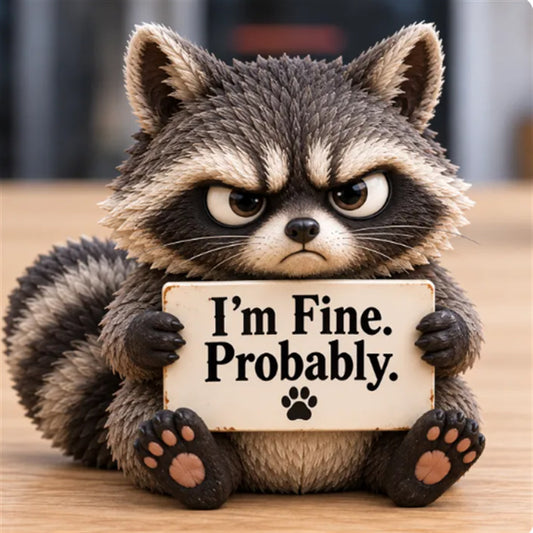 🐾🤨Sassy Animal Table Decor Funny Little Friends with Attitude