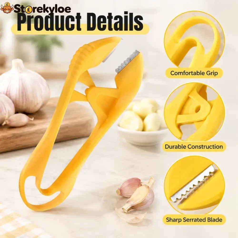 Manual Garlic Peeler With Serrated Jaws - 1 PC