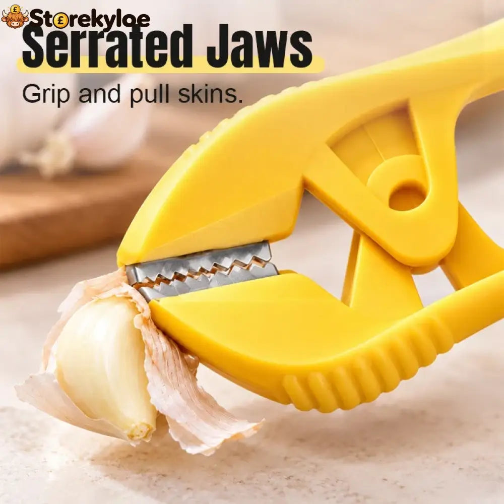 Manual Garlic Peeler With Serrated Jaws - 1 PC