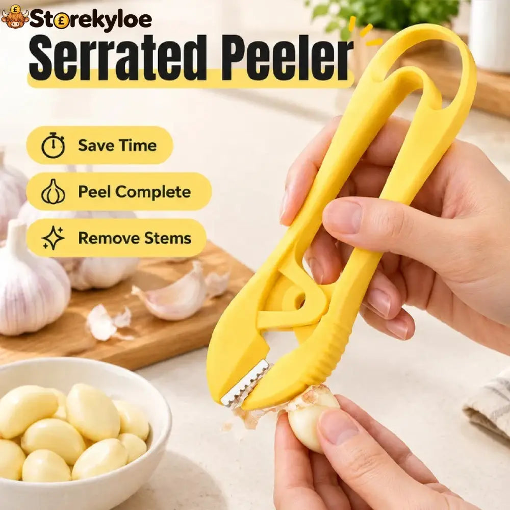 Manual Garlic Peeler With Serrated Jaws - 1 PC