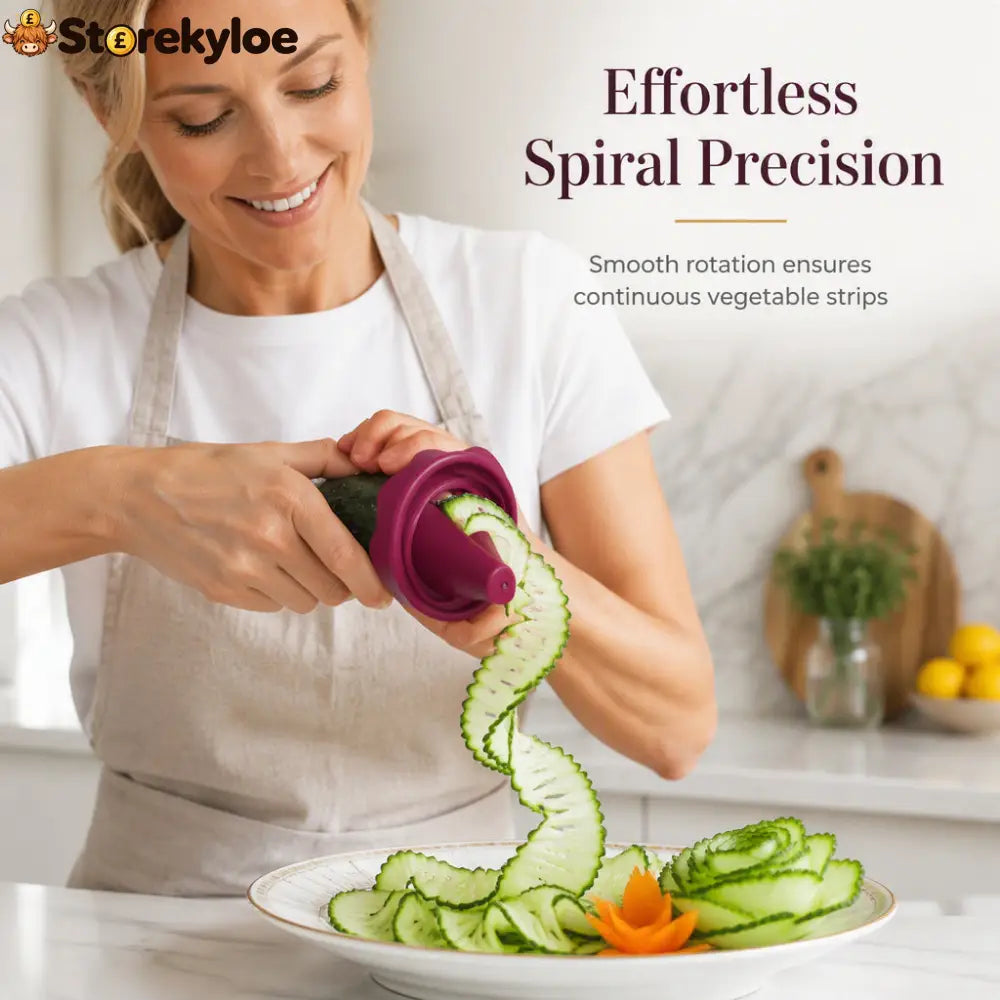 Manual Vegetable Spiralizer and Curler for Rose Flower Carving - Hot Sale