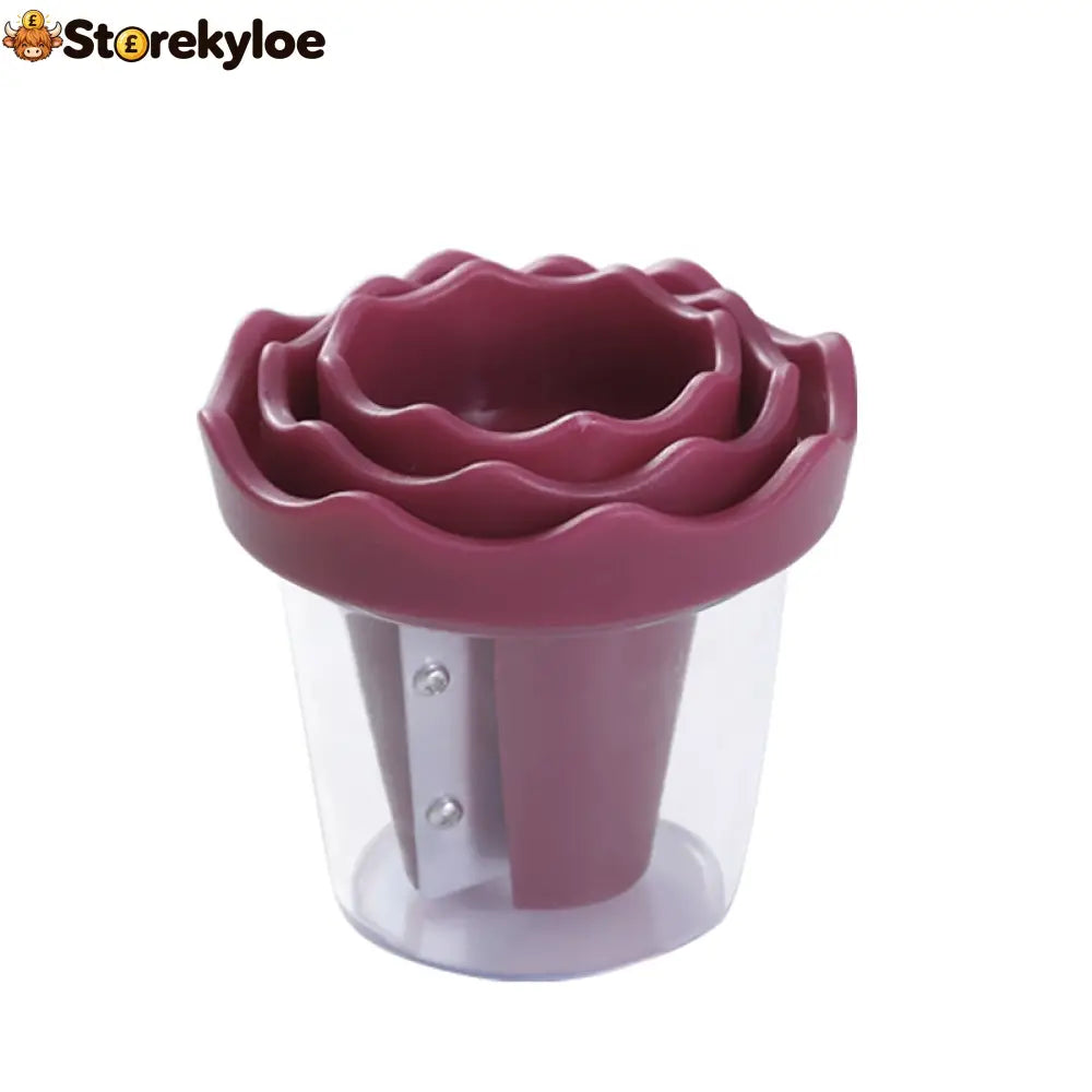 Manual Vegetable Spiralizer and Curler for Rose Flower Carving - rose red / 1 Pc - Hot Sale
