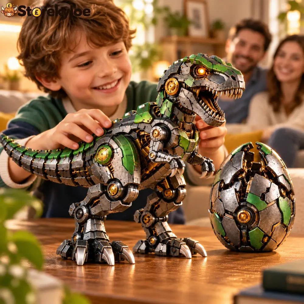 🔥⚙️🦖 Mechanical T-Rex Egg – From Mysterious Egg to Mighty Robotic Dinosaur!