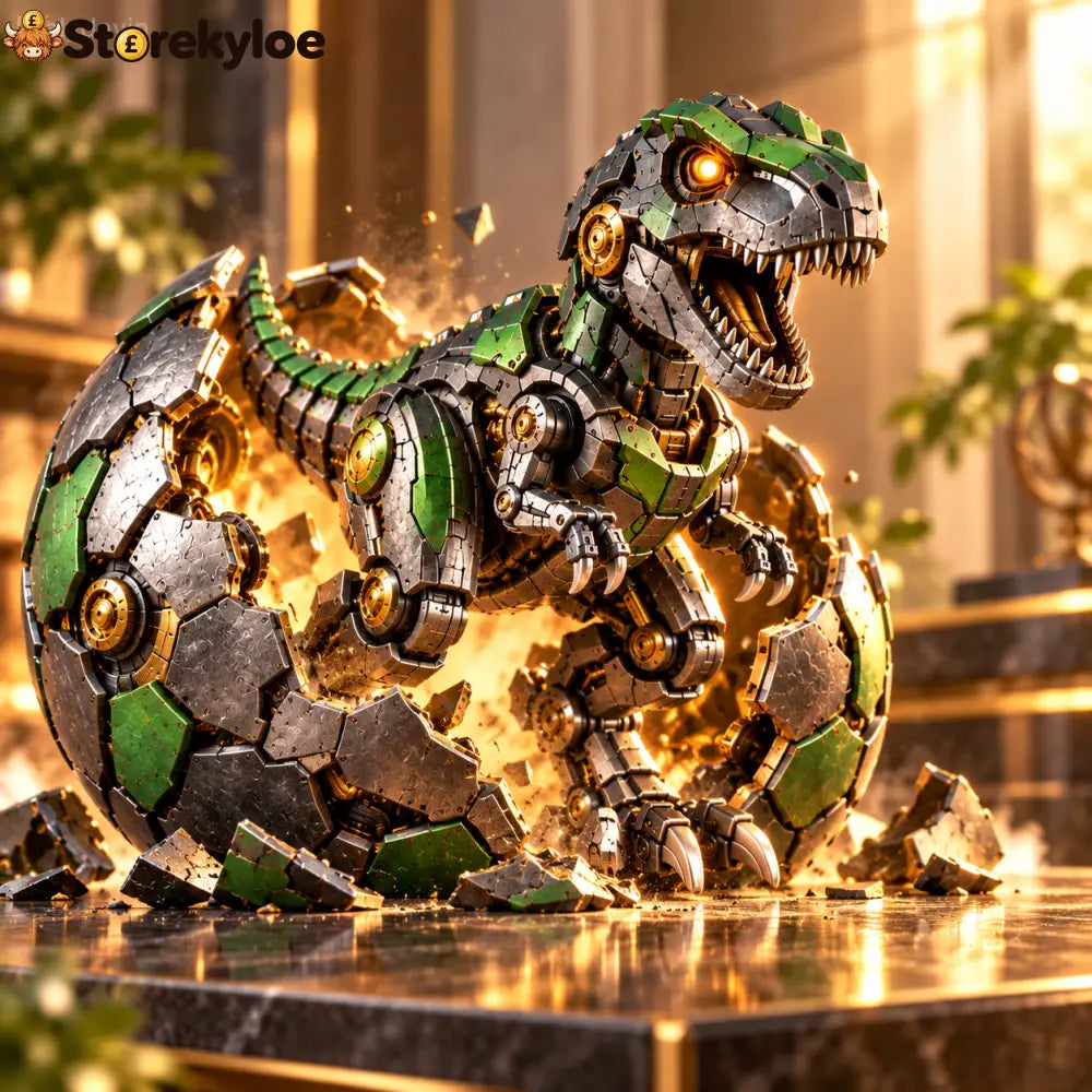 🔥⚙️🦖 Mechanical T-Rex Egg – From Mysterious Egg to Mighty Robotic Dinosaur!