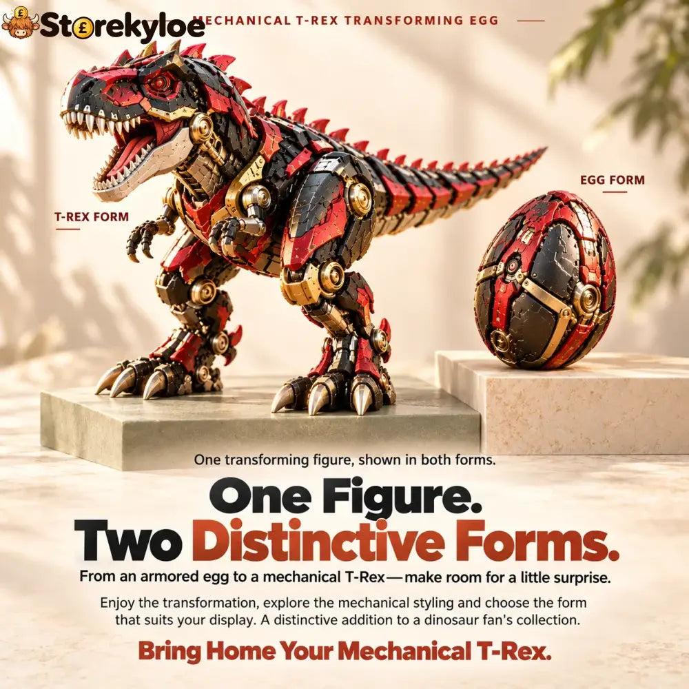 🎮🦖mechanical T-rex Egg | Transforming Dinosaur Figure