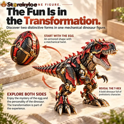 🎮🦖mechanical T-rex Egg | Transforming Dinosaur Figure