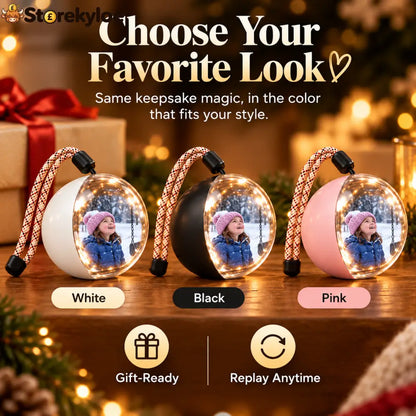 ❤️ Memory Orb ✨ Turn Your Favorite Videos Into a Gift They’ll Treasure - White