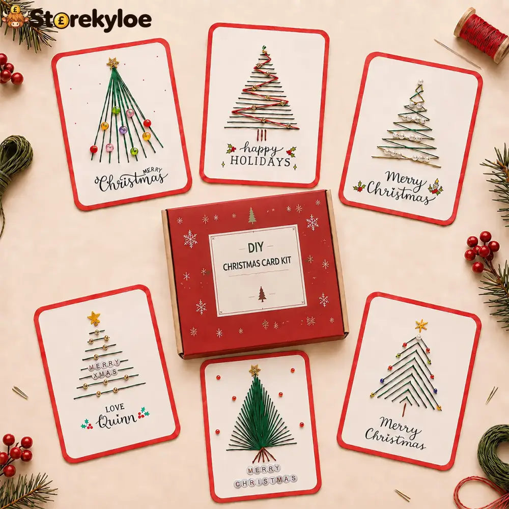 🎄 Merry & Bright Christmas DIY Kit (6 pcs) - B (6PCS)