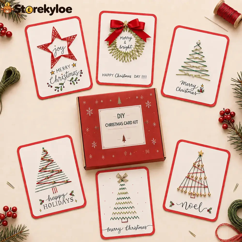 🎄 Merry & Bright Christmas DIY Kit (6 pcs) - C (6PCS)