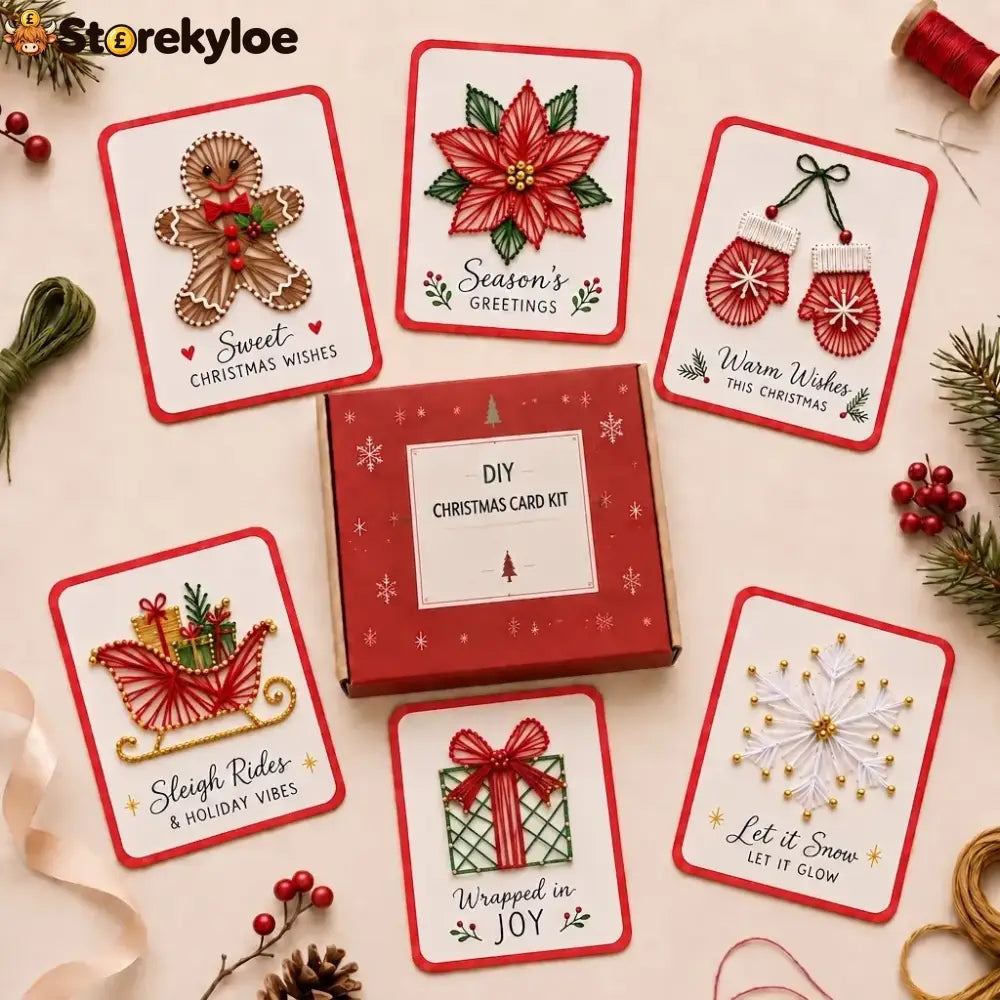 🎄 Merry & Bright Christmas DIY Kit (6 pcs) - D(6PCS)