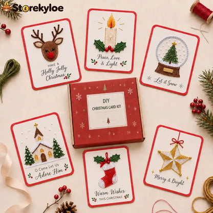 🎄 Merry & Bright Christmas DIY Kit (6 pcs) - E(6PCS)