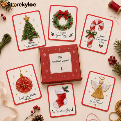 🎄 Merry & Bright Christmas DIY Kit (6 pcs) - F(6PCS)