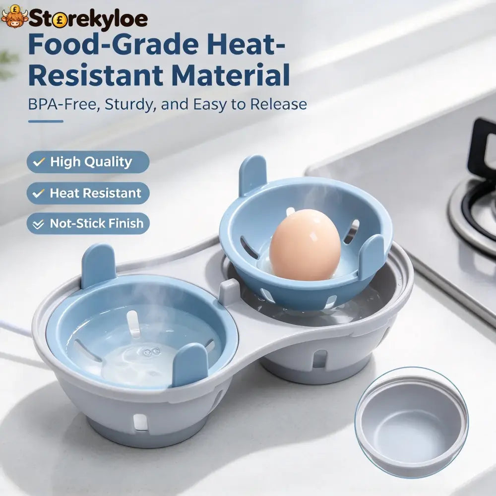 Microwave Egg Poacher Microwave Egg Cooker for 2 Eggs 🍳