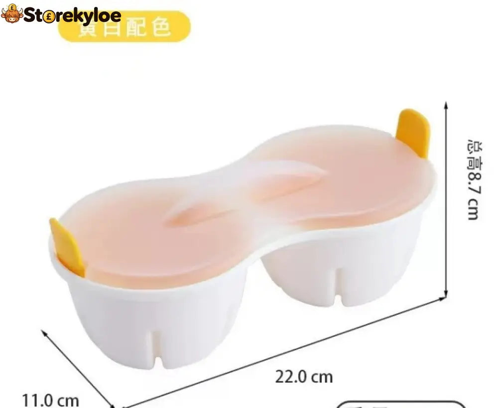 Microwave Egg Poacher Microwave Egg Cooker for 2 Eggs 🍳