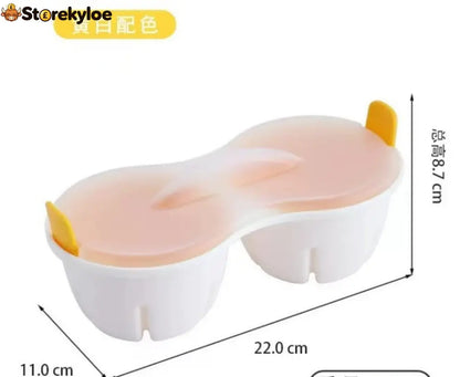 Microwave Egg Poacher Microwave Egg Cooker for 2 Eggs 🍳