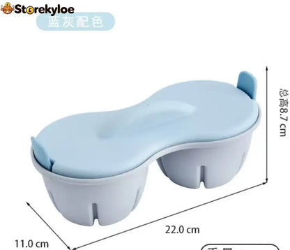 Microwave Egg Poacher Microwave Egg Cooker for 2 Eggs 🍳