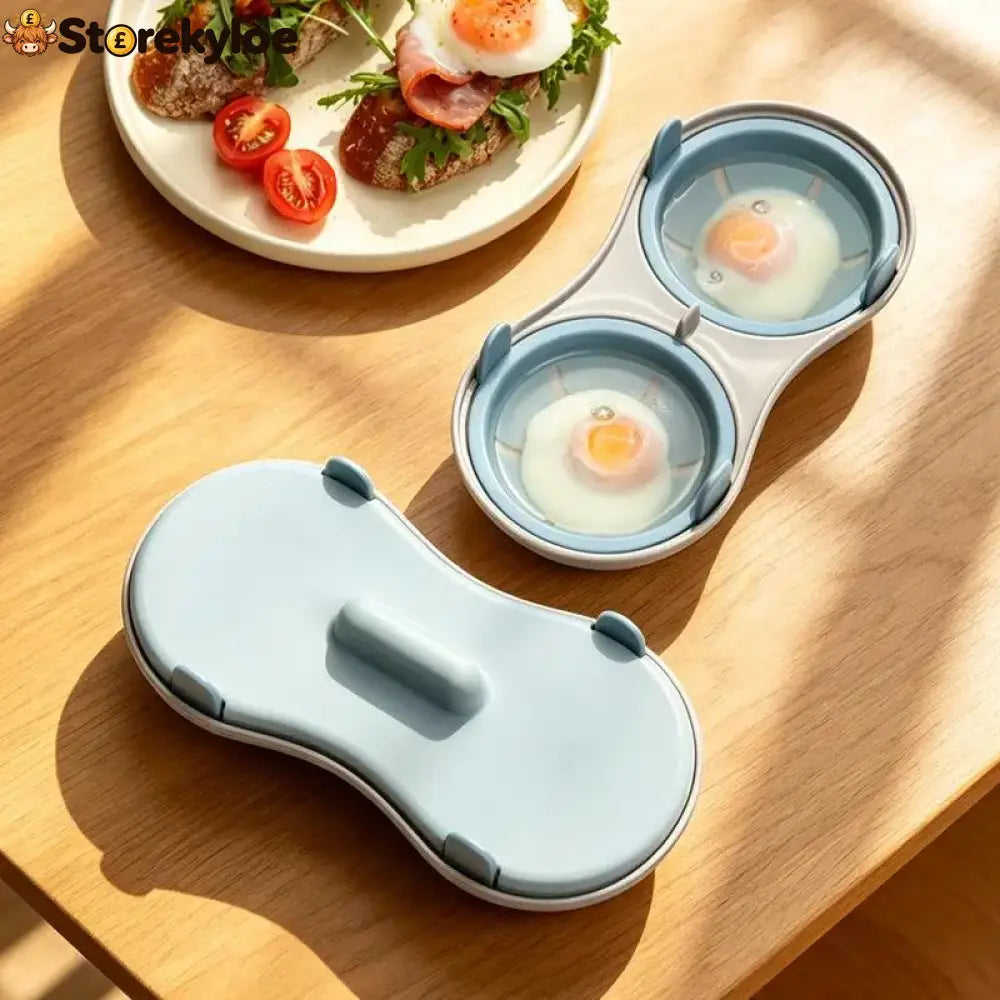 Microwave Egg Poacher Microwave Egg Cooker for 2 Eggs 🍳