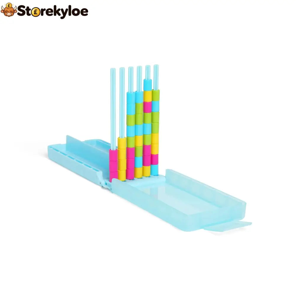 🌈 Mini Challenge 🎯 – Portable Brain Teaser Travel Game with 40 Color Rings ✈️