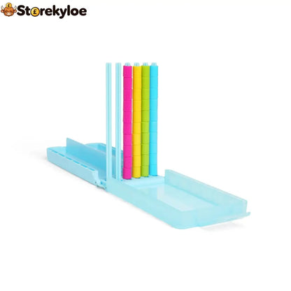 🌈 Mini Challenge 🎯 – Portable Brain Teaser Travel Game with 40 Color Rings ✈️