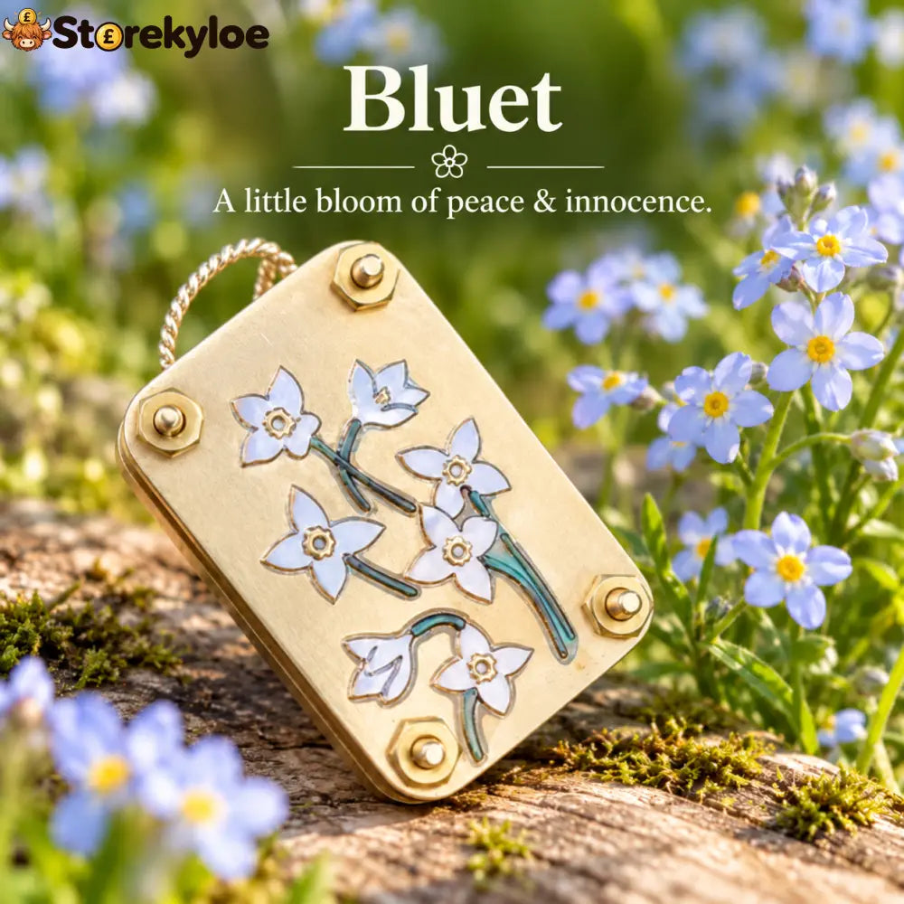 Mini Embossing Tool | Small Portable Pocket-Sized Embosser - Bluet