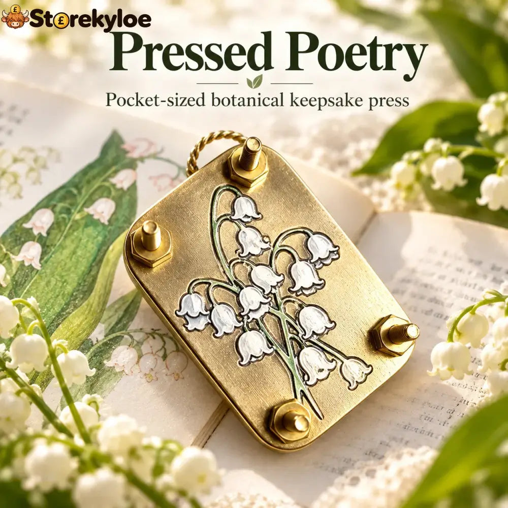 Mini Embossing Tool | Small Portable Pocket-Sized Embosser - Lily