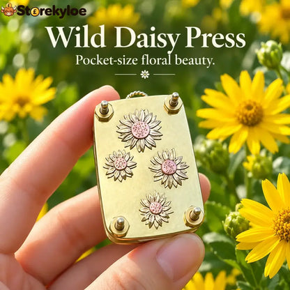 Mini Embossing Tool | Small Portable Pocket-Sized Embosser - Sunflower