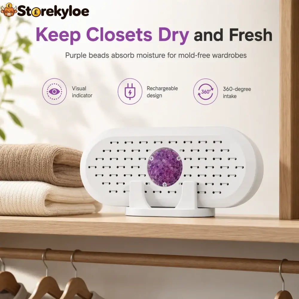 Mini Reusable Household Dehumidifier - White