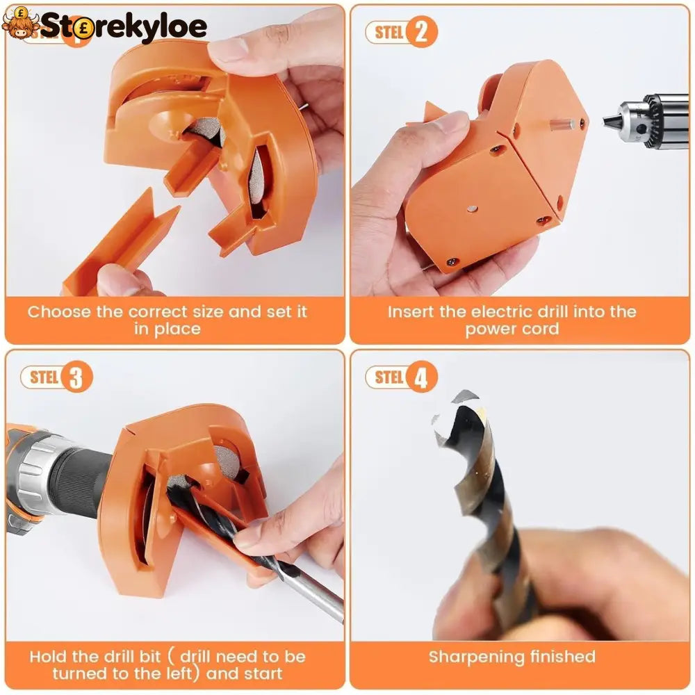 Multi-Function Drill Bit Sharpener