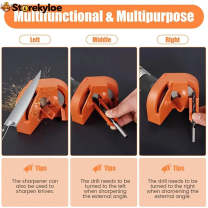 Multi-Function Drill Bit Sharpener