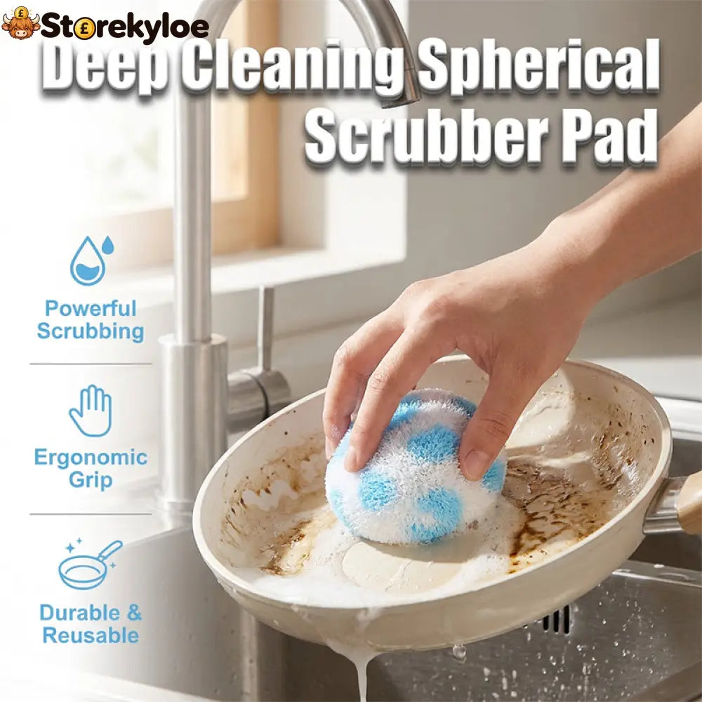 Multi-Functional Spherical Cleaning Ball
