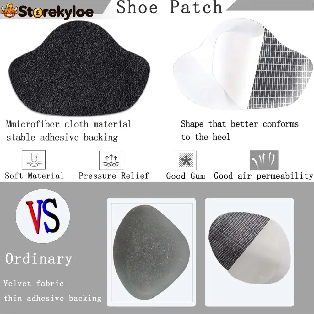 👟multicolor Self-adhesive Microfiber Leather Patch (6-pack)