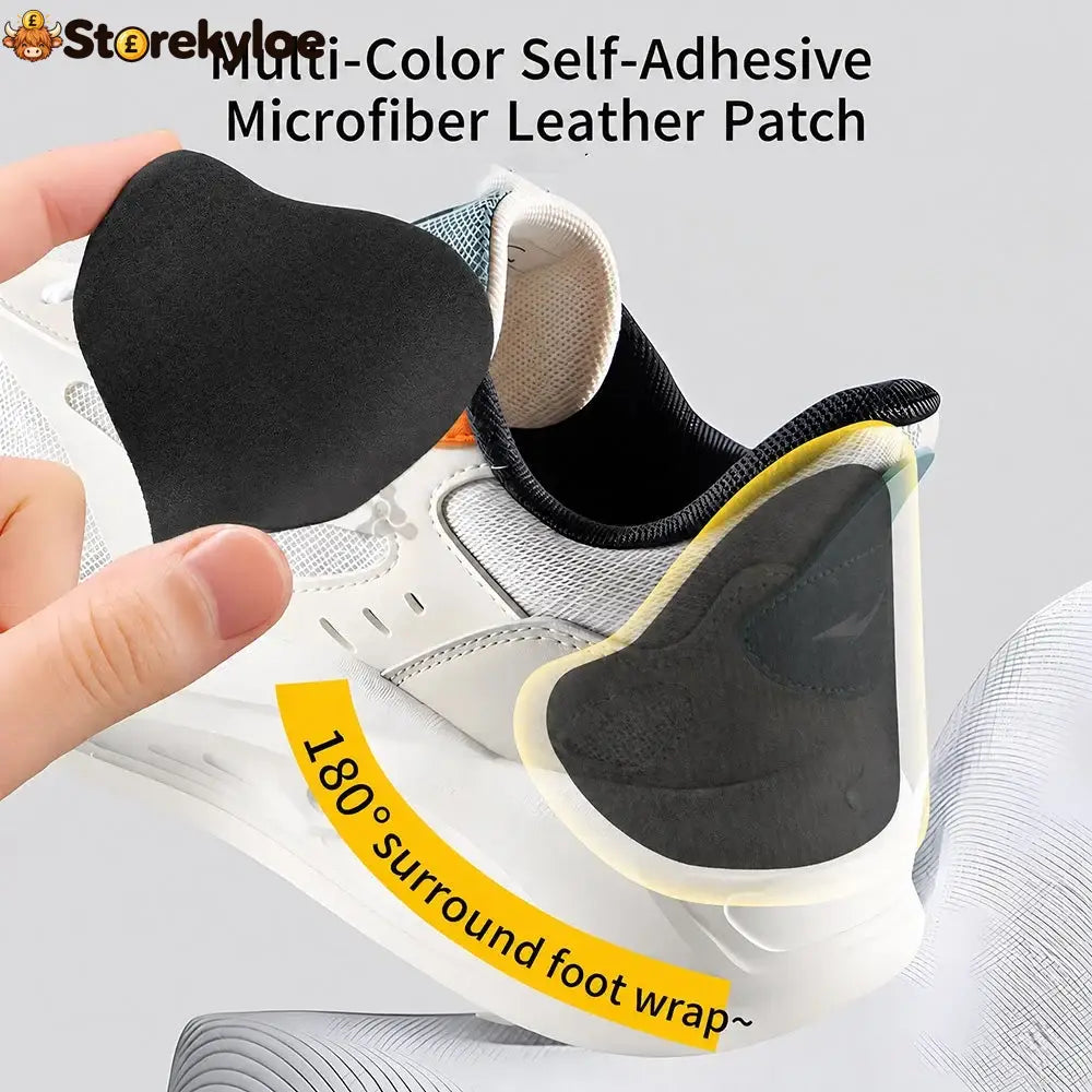 👟multicolor Self-adhesive Microfiber Leather Patch (6-pack)
