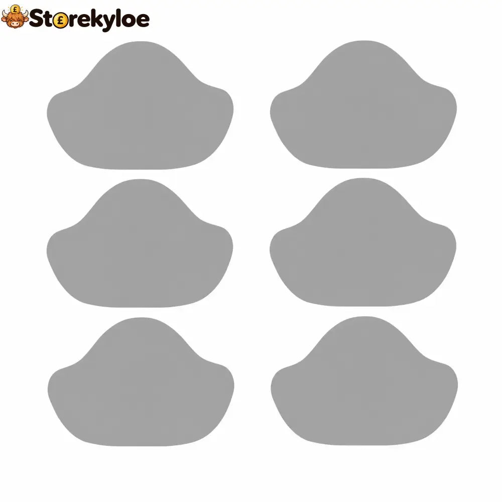 👟multicolor Self-adhesive Microfiber Leather Patch (6-pack) - Light gray