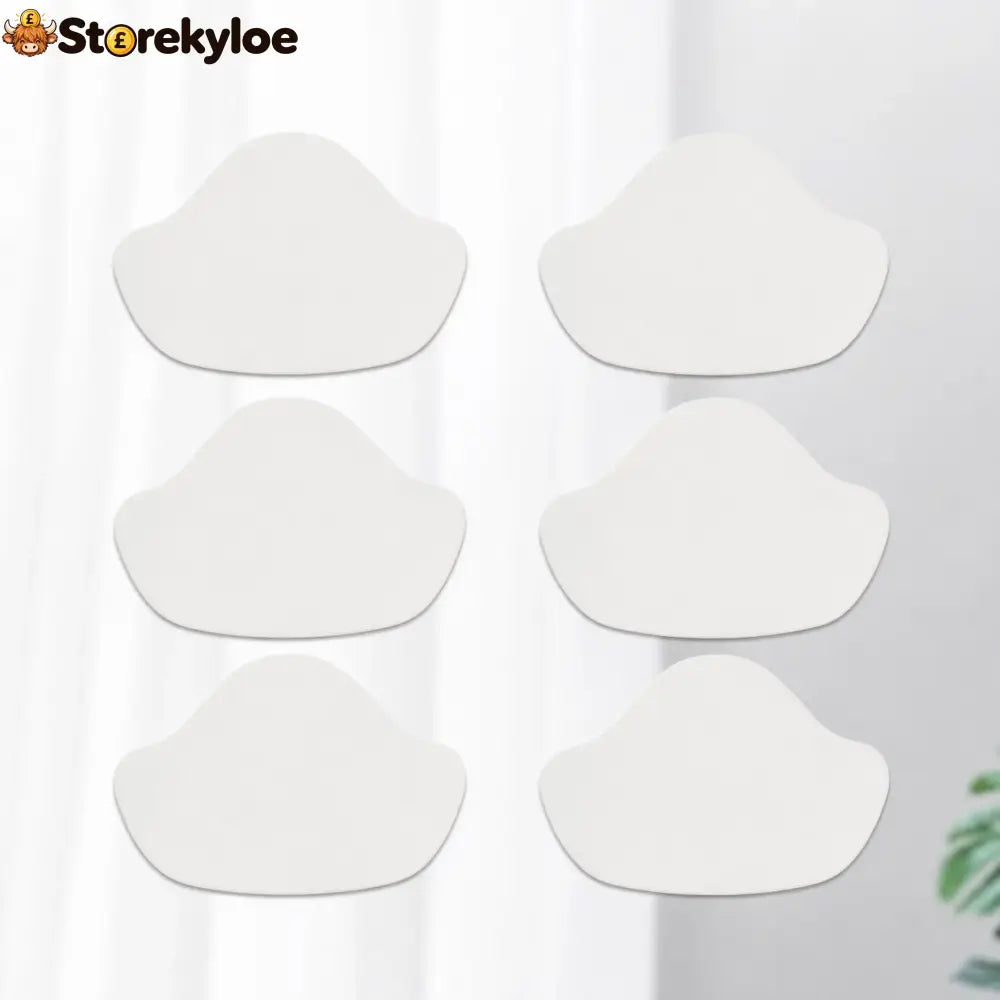👟multicolor Self-adhesive Microfiber Leather Patch (6-pack) - White
