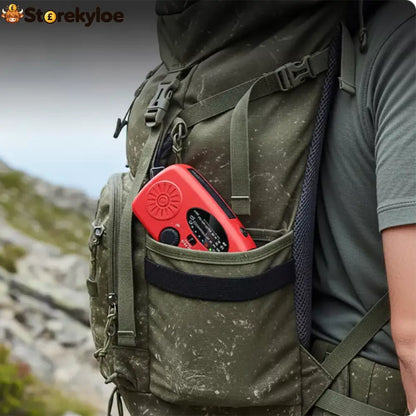 Multifunctional Portable Solar Emergency Radio – Power Bank Hand Crank & Weather Alert for Outdoor & Crisis