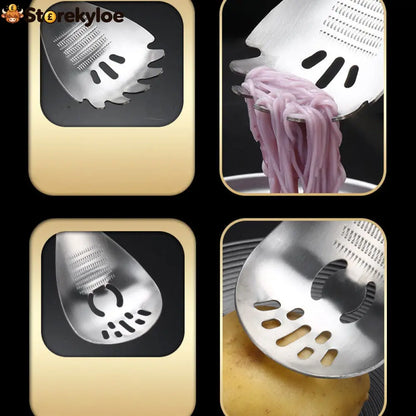 Multipurpose 304 Stainless Steel Kitchen Spoon