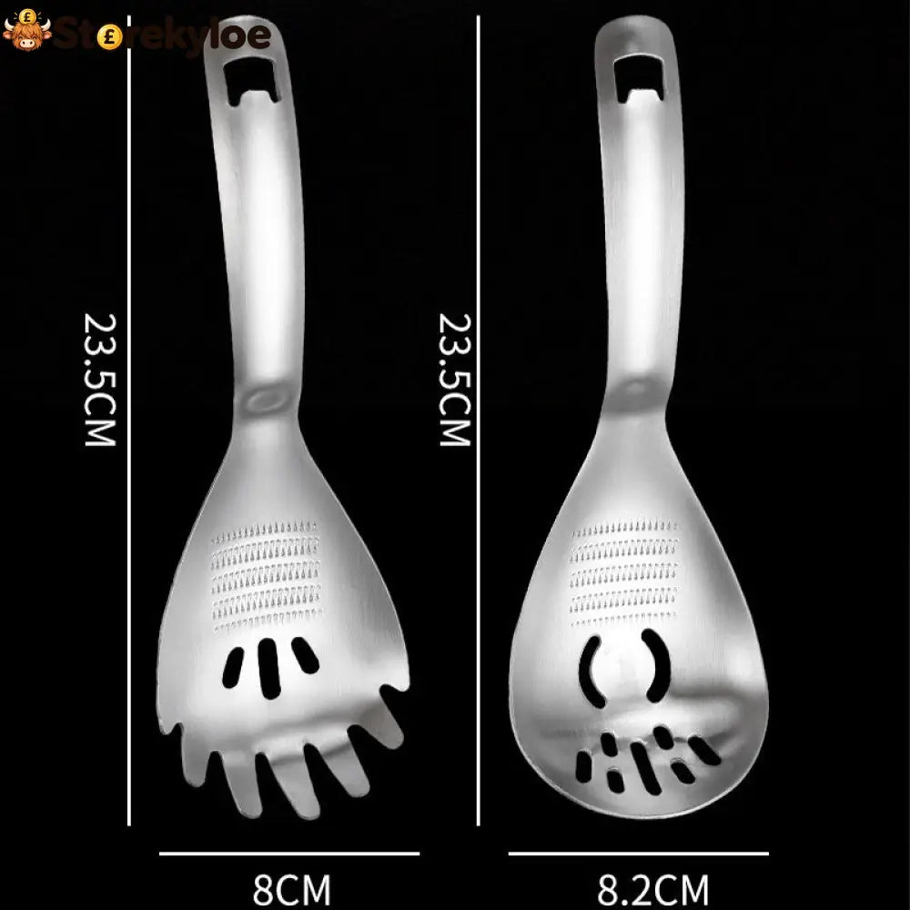 Multipurpose 304 Stainless Steel Kitchen Spoon