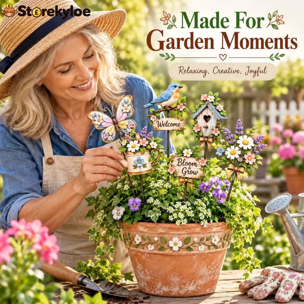 My Little Cottage Garden Diy Pot Stake Kit