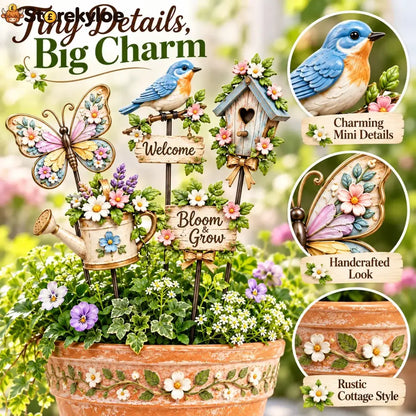 My Little Cottage Garden Diy Pot Stake Kit
