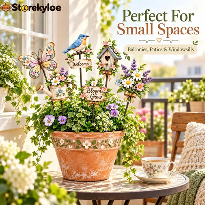 My Little Cottage Garden Diy Pot Stake Kit