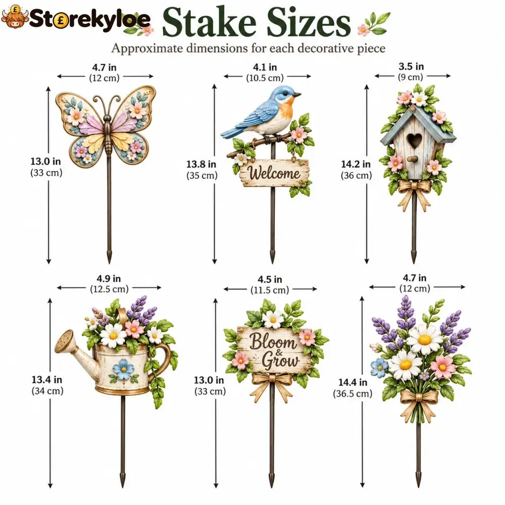 My Little Cottage Garden Diy Pot Stake Kit