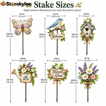 My Little Cottage Garden Diy Pot Stake Kit