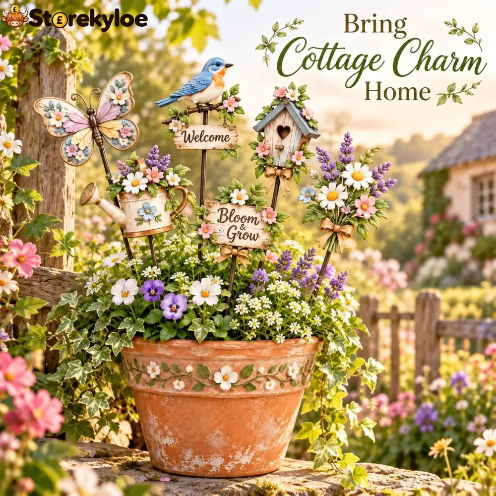 My Little Cottage Garden Diy Pot Stake Kit
