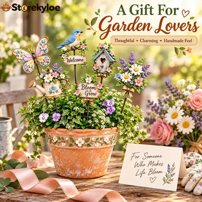 My Little Cottage Garden Diy Pot Stake Kit