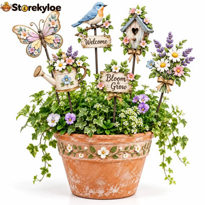 My Little Cottage Garden Diy Pot Stake Kit
