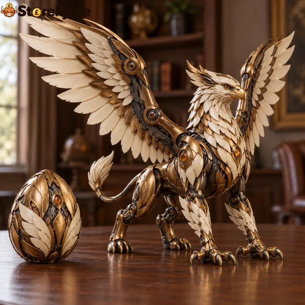 Mythic Beasts – 2-in-1 Transforming Egg Fantasy Figures✨ - Golden Griffin