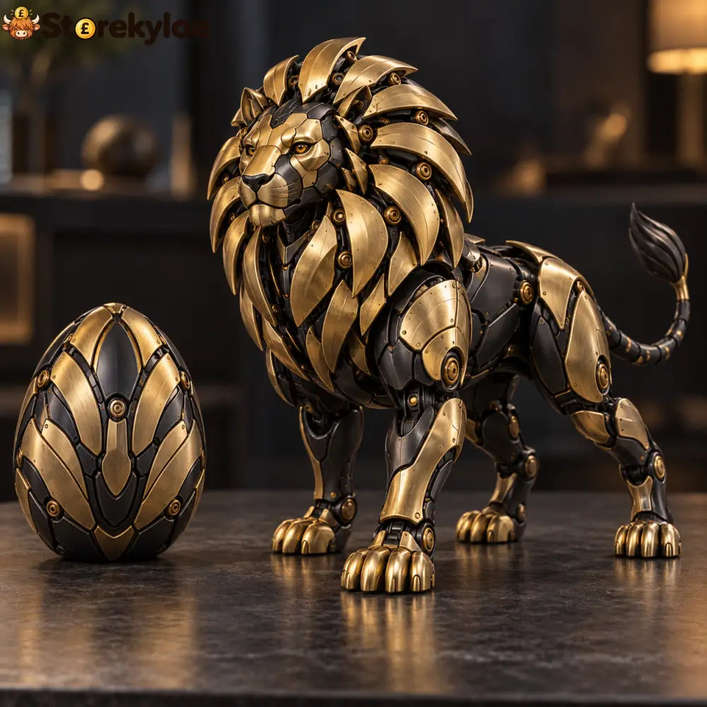 Mythic Beasts – 2-in-1 Transforming Egg Fantasy Figures✨ - Golden Lion